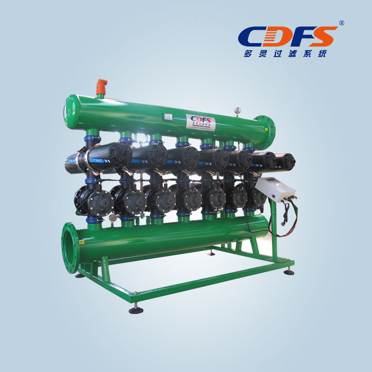 原水預(yù)處理設(shè)備中的盤式過(guò)濾器和多介質(zhì)過(guò)濾器。