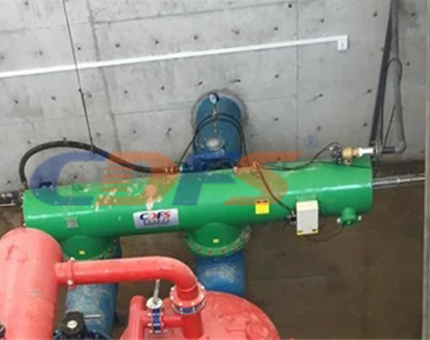 水力驅(qū)動(dòng)自清洗過濾器安裝現(xiàn)場(chǎng)