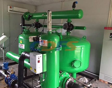 砂石過(guò)濾器安裝現(xiàn)場(chǎng)