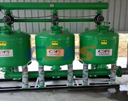 砂石過(guò)濾器安裝現(xiàn)場(chǎng)