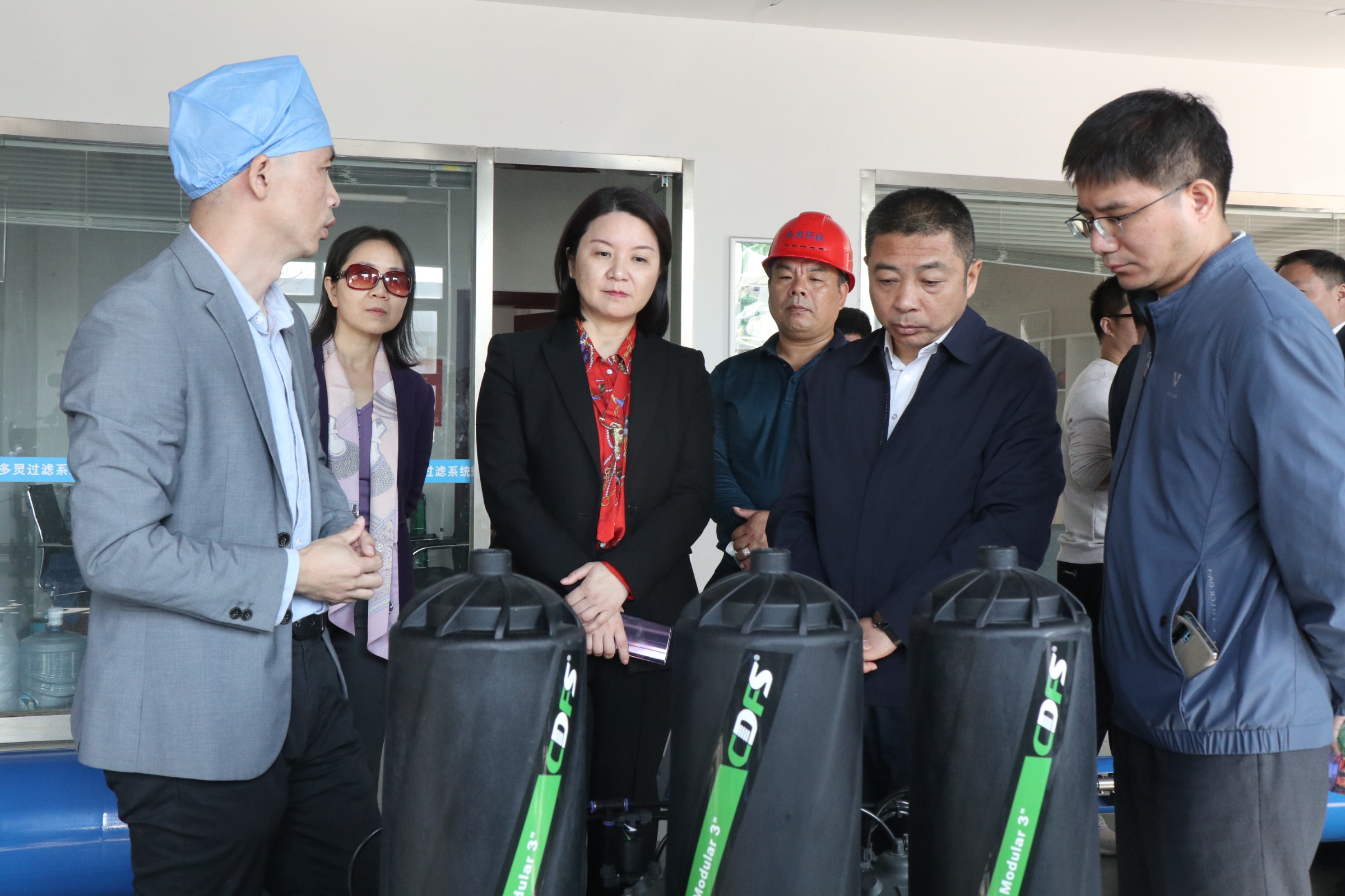 省商務廳帶隊來園調研，多靈又添新動能！